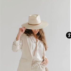 GiGi Pip River Guatemalan Palm Hat- Ivory